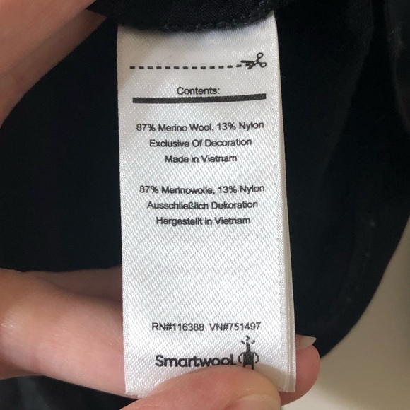 Smartwool Men's Merino 150 Wool Black 1/4 Zip-Up Sweater - Size Large - Picture 6 of 8